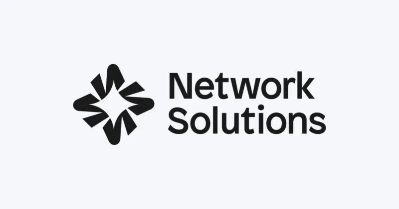 Network Solutions logo on a light background