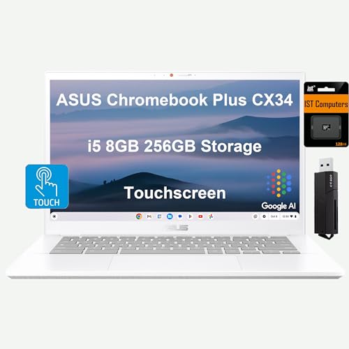 ASUS Chromebook Plus CX34 (i5-1335U, 256GB, Touchscreen)