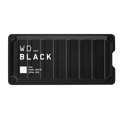 Western Digital 1TB P40 Game Drive SSD - Up to 2,000MB/s RGB Lighting Portable External Solid State Drive  Compatible with Playstation Xbox PC & Mac - WDBAWY0010BBK-WESN