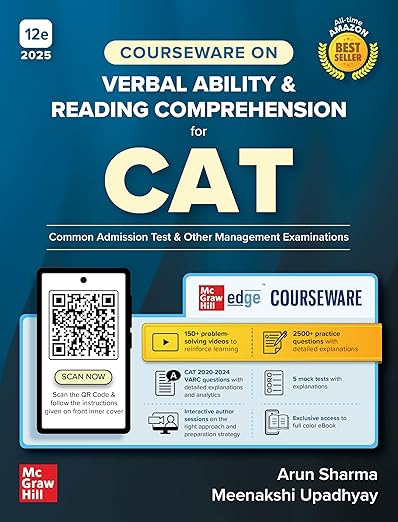 Verbal Ability and Reading Comprehension for CAT by Arun Sharma & Meenakshi Upadhyay