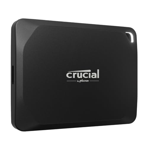 Crucial X10 Pro 2TB Portable SSD Up to 2100MB/s Read 2000MB/s Write USB 3.2 USB-C External Solid State Drive Durable Storage for PC & Mac for Professional Creators Black - ‎CT2000X10PROSSD902