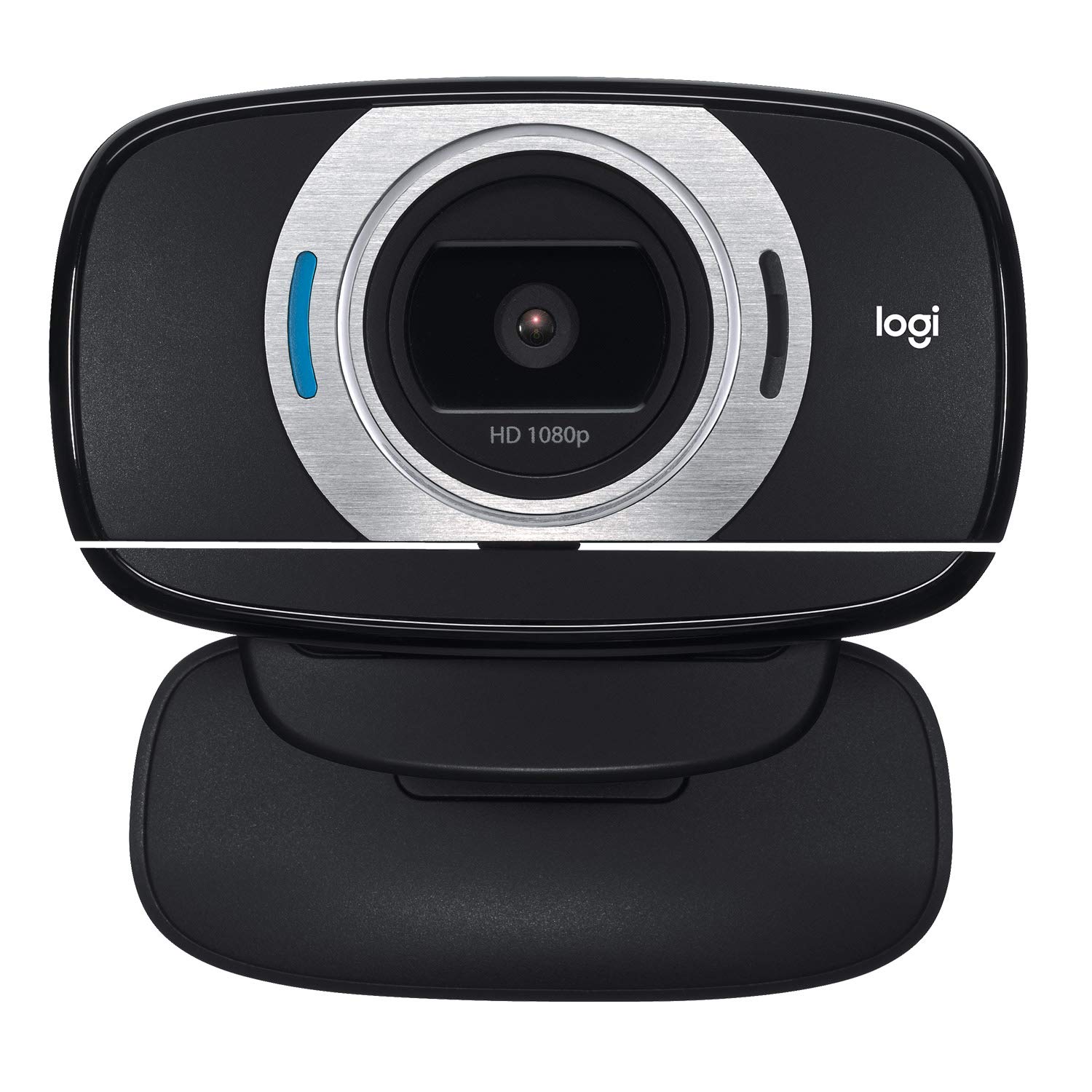 Logitech HD Laptop Webcam C615 with Fold-and-Go Design 360-Degree Swivel 1080p Camera