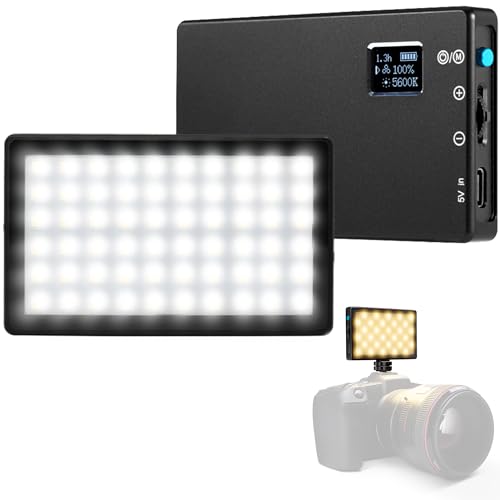 Lume Cube Bicolor Panel Mini LED Light for Professional DSLR Cameras | Adjustable Panel Mini LCD Display | Photo and Video Lighting Long Battery Life | Fits Sony Nikon Canon Fuji Panasonic