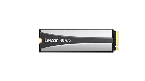 Lexar 8TB Play SSD with Heatsink PCle Gen 4x4 NVMe M.2 2280 Internal Solid State Drive Up to 7400/6500 MB/s Compatible with PS5 Gamers Creators  LNMPLY8008T-RNNNU