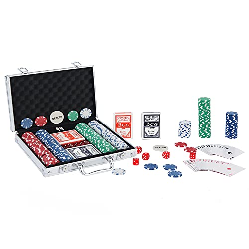 Frolesant Poker Chips Set 200PCS with Case for Casino Games