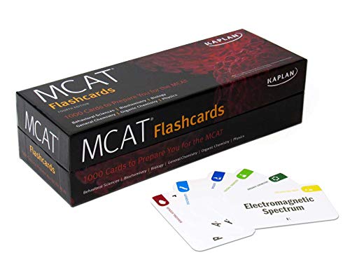 Kaplan MCAT Flashcards: 1,000 Cards to Prepare You for the MCAT