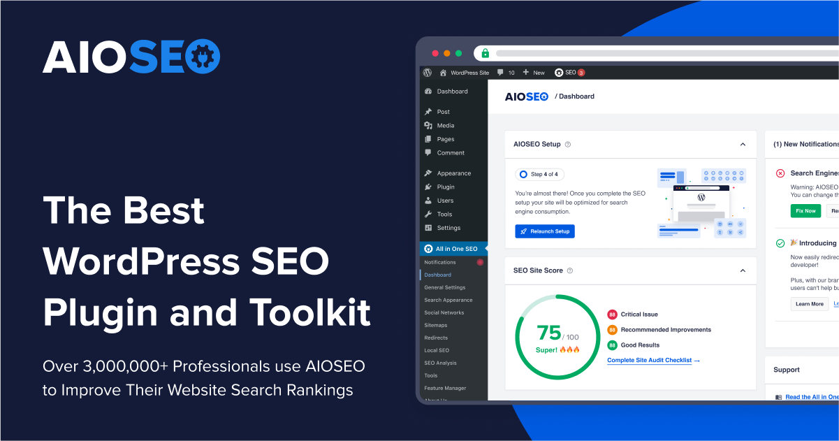 AIOSEO - The #1 SEO Plugin for WordPress