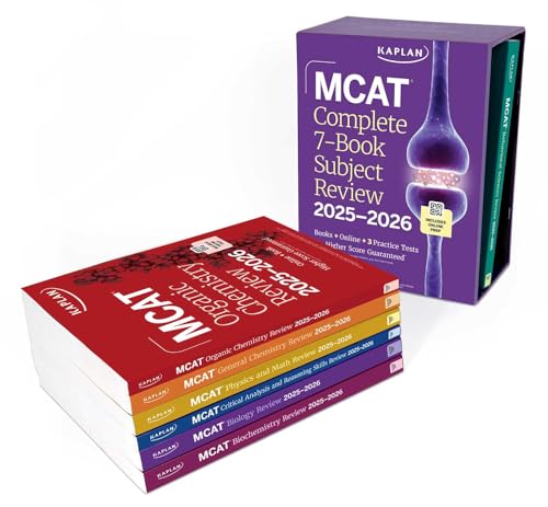 Kaplan MCAT Complete 7-Book Subject Review 2025-2026