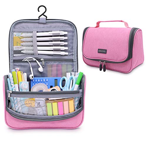 Aiscool Big Capacity Pencil Case with Dry-Wet Separation