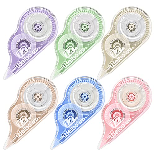 WeiBo Whiteout Correction Tape, Easy-Use Applicator
