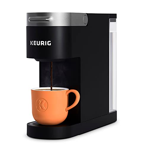 Keurig K-Slim Single Serve K-Cup Pod Coffee Maker Multistream Technology 3 Brew Sizes Slim and Sleek Design 46oz Removable Reservoir Black