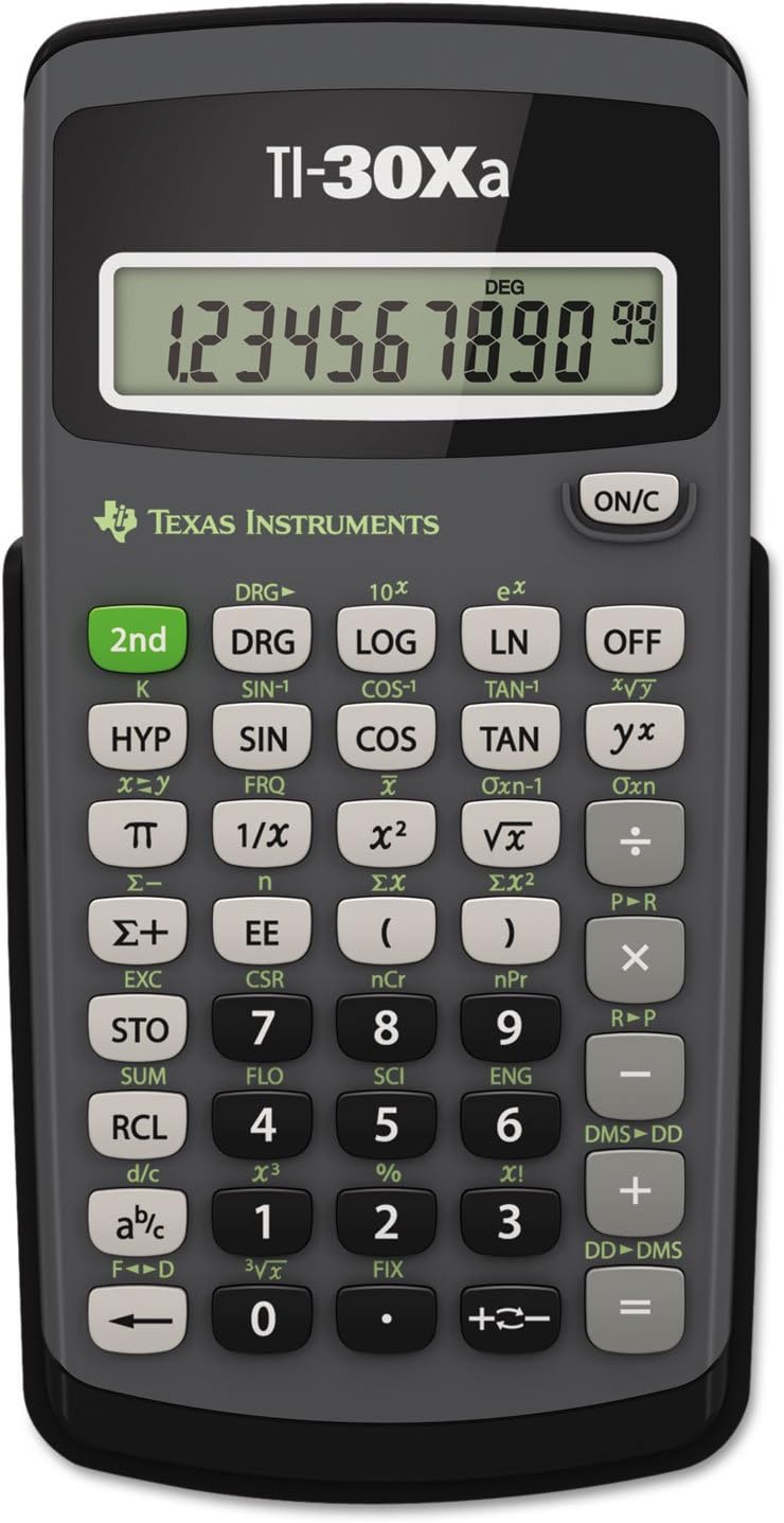 Texas Instruments TI-30XA Student Scientific Calculator