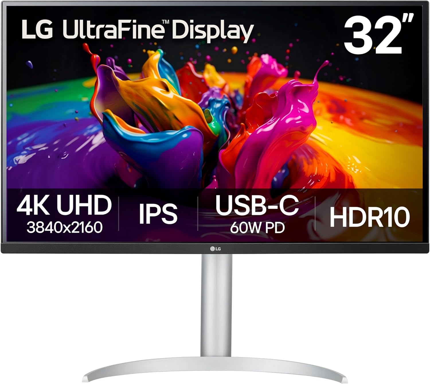 LG 32UP83A-W 32-Inch 4K UHD IPS Monitor