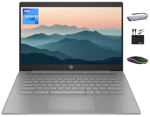 HP Chromebook 14 (2025, Intel Celeron N4120, Budget)