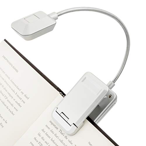 WITHit Quad Clip-On LED Book Light with Full-Range Dimming