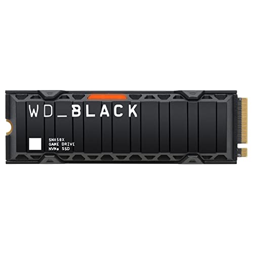 WD_BLACK 2TB SN850X NVMe Internal Gaming SSD Solid State Drive with Heatsink - Works with Playstation 5 Gen4 PCIe M.2 2280 Up to 7,300 MB/s - WDS200T2XHE
