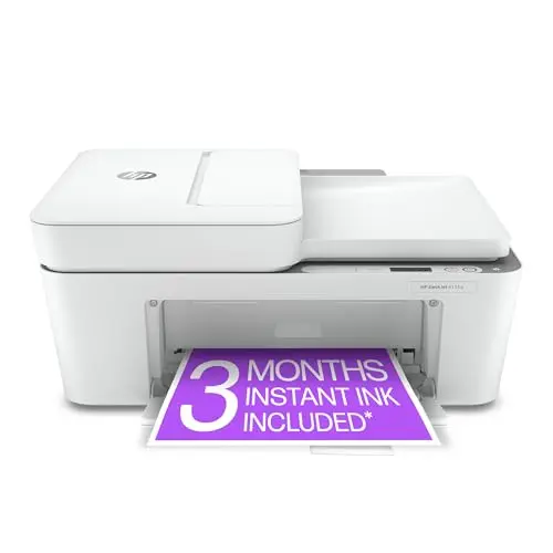 HP DeskJet 4155e Wireless All-in-One Color Inkjet Printer