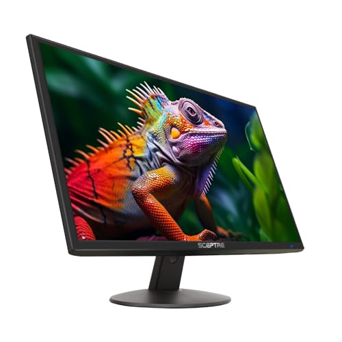 Sceptre 24-inch Professional Thin 1080p LED Monitor 99% sRGB 2x HDMI VGA Build-in Speakers, Machine Black...