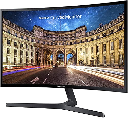 SAMSUNG 23.5” CF396 Curved Computer Monitor, AMD FreeSync for Advanced Gaming, 4ms Response Time, Wide Viewing...