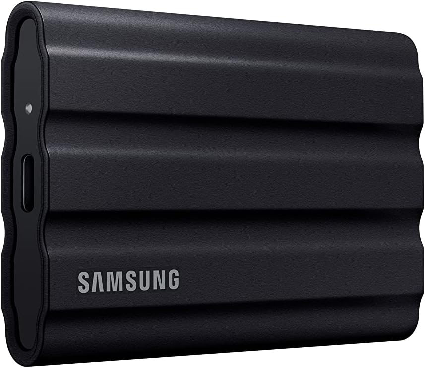 Samsung T7 Shield 1TB, Rugged IP65 Portable SSD, Up to 1,050MB/s